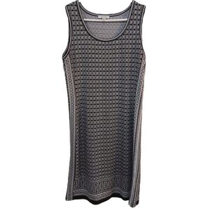Max Studio Black and White Patterned Dress Size Extra Small (XS)+